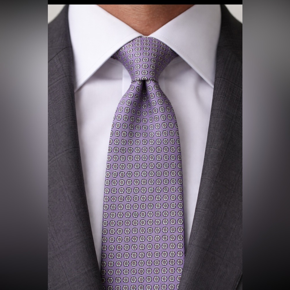 Vintage Polo by Ralph Lauren purple green men’s tie